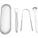 Stainless Steel Tongue Scraper Set - Safe & Effective Tongue Cleaner for Home Use | International Shipping - Buy Online on GoSupps.com