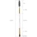 Docolor Eyebrow Brush Duo - Professional Angled Brow Brush and Spoolie for Precise Brow Shaping and Grooming - White - Buy Online on GoSupps.com