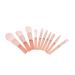 Portable Mini Makeup Brush Set Soft Mini Synthetic Makeup Brush Kit for Wedding Christmas Parties
