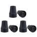 cogae Crutch Tips Set Kit 3/4Inch Heavy Duty Non-Slip Rubber Cane Tips Kit Replacement Cane Foot Caps Crutch Pads 6 PCS