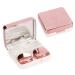 Gbstore 5-in-1 contact lensetui portable for trips contact tank lens box with mirror remover embroidery solution bottle tweezers rose gold /