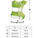 Salzmann 3M Reflective Running Vest | Breathable Mesh Sports Gear - 3M Scotchlite M Yellow - Buy Online on GoSupps.com