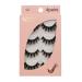 False Eyelashes 4 Pairs 3D Eyelashes Artificial Natural Black Long Pure Handmade Reusable (D-G107)