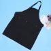 DOITOOL 1pc Cosmetology Aprons Black Robe Black Hair Dye Shampoo Apron for Kitchen Hair Stylist Cape Irish Accessories for Women Bbq Apron Chef Bibs Dress Shawl Work Dedicated Wai Single - Buy Online on GoSupps.com