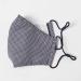 Buy Dustproof Cotton Face Mask - UV Protective Reusable Navy Plaid 2 Layers for Men & Women | TPZA92721 - Buy Online on GoSupps.com
