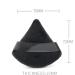 1-12Pcs Triangle Velvet Powder Puff Flours Mini Face Makeup Sponge Cosmetics Soft Cotton Face Powder Puff Lightweight Washable (Color : 6Pcs-Black) - Buy Online on GoSupps.com
