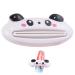 Toothpaste Holder Toothpaste Tube Squeezer -Cartoon Toothpaste Dispenser Animal Shaped Toothpaste Holder Cute Frog Panda Bear Shaped Toothpaste Extruder Bathroom Accessories