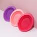 Makeup Brush Scrub Pad Portable Washing Tool Scrubber Brush Cleaner Tool Makeup Brush Cleaning Pad Foldable Bowl Cleaning Tools Folding Silicone Bowl Travel Bowl Silica Gel Make up - Buy Online on GoSupps.com