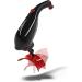 PUREWAVE CM-07 Black/Red Dual Motor Percussion & Vibration Massager - 8 Attachments - Buy Online on GoSupps.com