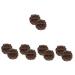 Gleavi 10 pc wenwan handle Tier ornament made of wood mini animal figures wooden figure vintage decor living culture wood decor wood carvy figure desk decorate small animals wood carvings ornaments