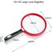 10x Handheld Portable Magnifier 10x Hd Magnifying Glass 130mm Large Lens for Elderly & Students Reading Books Small Prints Newspapers Map Loupe Made in China - Buy Online on GoSupps.com