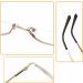 BILIZA Stylish Half Moon Reading Glasses for Men & Women | 3.5X Gray Half Frame Computer Readers with Case - International Shipping Available - Buy Online on GoSupps.com