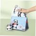IFANLANDOR Panda Desk Calendar Cloth Book - Baby Mirror Toy and Puzzle Books for Babies 0-6 Months - Children's Animal Cognition Book - Handcrafted Cloth Baby Books and Toys - Buy Online on GoSupps.com