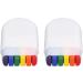 POENVFPO Rainbow Stripe Face Paint Bright Colour Reusable Rainbow Finishing Pencils for Festivals Celebrations Parties Ideal for Parties Events - Buy Online on GoSupps.com