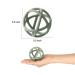 TOPGOMES Baby Teether Ball Toy - BPA Free Silicone Teether for Babies 6 Months+, Sage - Buy Online on GoSupps.com