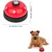 Slowton Dog Wring - 2 Piece Cat Bell Set with Non-Slip Floor | Paw Print Dog Doorbell & Puppy Toy | Dog Training Bells for Pets in Red & White - Buy Online on GoSupps.com