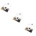minkissy 3 Boxes Boxed U-clip Hair Ties Hair Styling Tools Black Hair Clips Mini Claw Clips for Hair Styling Hair Clips U Shaped Bobby Ballet Hair Pin Mini Bobby Metal Girl Miss Accessories