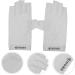 Mikinona 1 Pair UV Gloves Gel Nail Gloves Half Finger Gloves Outdoor Gloves Nail Art Skin Care Supply Summer Beach Gloves Womens Gloves UV Hand Protection Shield White LED Women's Fabric - Buy Online on GoSupps.com