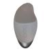 Cleansing Facial Brush | Soft Silicone Face Brush | Vibrating Waterproof Rechargeable Simple Skin Care Tools for Enhances Absorption of Facial Skin Care Products Gray (English)