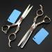 Hair Cutting Scissors 6 Inch Professional Japan 440c Retro Sunflower Hair Scissors Set Cutting Barber Makeup Thinning Shears Hairdressing Scissors Kit - Buy Online on GoSupps.com