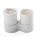 Digjobk toothbrush mug toothbrush case travel mug plastic portable cup cover for toothpaste toothbrush box bracket cover wall stand bathroom accessories (color: white portable white home