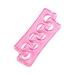 Toe Separators Toe Spacers Toe Stretchers Soft&Flexible Gel Silicone for Nail Polish Nail Art Pedicure Tools (Pink)