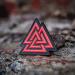 M-Tac Valknut Viking Norse Rune Morale Patch - Red PVC Military Tactical Army - Buy Online on GoSupps.com