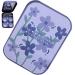 Hrippy contact lens linen case travel contact -lensing blue pink purple portable kit shell two solution bottles -tweezers wear stick purple