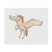 Azeeda 2 x "Flying Unicorn" Microfiber Lens/Eyeglass Cleaning Cloths (LC00021280)