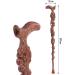 Cane Elderly Crutches Solid Wood Walking Stick Walker Black and Ebony Fine Carving 89cm Long Available as Needed Truncated by Yourself Beautiful Scenery Bathing in Sunlight - Buy Online on GoSupps.com