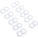 Ingrown Toenail Corrector Ring Washable Transparent Lightweight Silicone Ingrown Toenail Tool for Nail Care - Buy Online on GoSupps.com