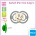 MAM Perfect Night Skin Soft Silicone Pacifier Set - Bright 6-16 Months 4 Pack with Fairy Tale Friends & 2 Sterilizer Transport Boxes - International Shipping Available - Buy Online on GoSupps.com