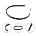 Olakin Plastic Headbands with Teeth - 6 Pack DIY Hair Bands for Women & Girls (8mm Black) - Shop Internationally - Buy Online on GoSupps.com