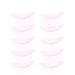 10 Pairs S/M/L Silicone Eyelash Perming Curler Pads with Small Medium Large Size Lash Lift Rods Makeup Beauty Tool Accessories Pink