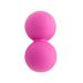 Magiclulu Massage ball for the body peanut foot massager Physical ball peanut-lacrosse-ball vibrating massage ball massage roller muscle knot ball deep scroll wheel medium rosy