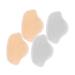 FOMIYES 2 Pairs High Heel Insole High Heel Comfort Pads Replaceable Heel Stickers Heel Cushions for Back of Heel Replaceable Heel Pads Heel Protectors for Shoes Comfortable Heel Liners Assorted Color 8.50X6.00X0.40CM