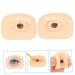 IWOWHERO Practical Eye Skin 1 Set Makeup Practice Skin Eyeshadow Fake Skin Eye Makeup Training Skin Exercise Board Make up 3D - Buy Online on GoSupps.com