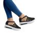 Swezida Shoes Swezida Women Casual Walking Shoes Women Casual Walking Shoes Orthopedic Arch Diabetes Support 2023 Black US-8