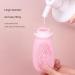 AuntYou Silicone Travel Refillable Bottle Set with Cleansing Brush - Portable Shampoo and Lotion Containers A Grayish Yellow - Buy Online on GoSupps.com
