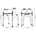 Electric Wheelchair Lightweight Aluminum Rollator Adjustable Rolling Walker with Seat for Elderly Disabled Limited Mobility Patients (2) Interesting - Buy Online on GoSupps.com