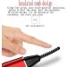 Tixqeaif Electric Eyelash Curler USB Charging LCD Display Heated Eyelash Curler(White) - Buy Online on GoSupps.com
