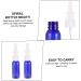 Minkissy 10pcs 30ml Nasal Spray Bottles Set - Amber Round Shoulder Design for Direct Spray | Mini Spray Bottles for Terrariums and Vials - Blue - Buy Online on GoSupps.com