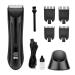 Tondeuse corps homme 100% tanche body groomer men zones intimes et torse rasoir lectrique corps et rasoir intime sans douleur usage sous la douche avec longue autonomie