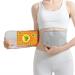 Adjustable decompression belts for the lumbar spine moxa fever waist protection Physiotherapy with cold and warm waist moxibustion knitted point matrix lordosis support belt (color: gray si m gray