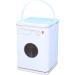 Metal Laundry Powder Tin White Laundry Powder Storage for Case Detergent Storage Box with Handle Storage Bucket - Buy Online on GoSupps.com