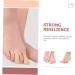 Silicone Gel Toe Protectors - 2 Pairs Soft Sleeve Covers for Runners | Hammertoe Cushion & Foot Care | 4x2.7cm - Buy Online on GoSupps.com