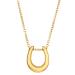 OralGos Horseshoe Necklace for Women U Shape Wedding Jewelry Accessories for Women Valentine's Day Anniversary Birthday Gold