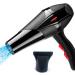 2 PCS Plastic Salon Hair Dryer Nozzle Replacement Blow Flat Hairdressing Styling Tool Narrow Concentrator Replacement Black - Buy Online on GoSupps.com