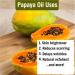 Crysalis Papaya 100% Pure & Natural Undiluted Cold-Pressed Carica Papaya Carrier Oil Organic Standard with Dropper for Skin & Hair Care Nourishes Skin & Removes Dark Spots Promotes Healthy Hair-50ml 50 ml (Pack of 1) - Buy Online on GoSupps.com