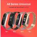 Strap Metal Replacement Compatible with Xiaomi Mi Band 3/4 / 5/6  Bands for Xiaomi Mi Band 6 Bracelet Wristbands Accessories for Mi Fit 5 Straps (Rose Gold) - Buy Online on GoSupps.com